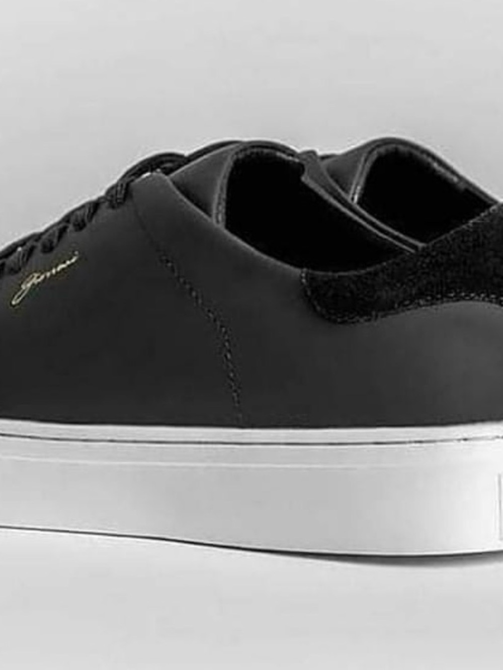 Giovvani Milan THE LORENZO Black Men's Leather Sneaker with White Sole Sz 10 Men - Picture 6 of 7